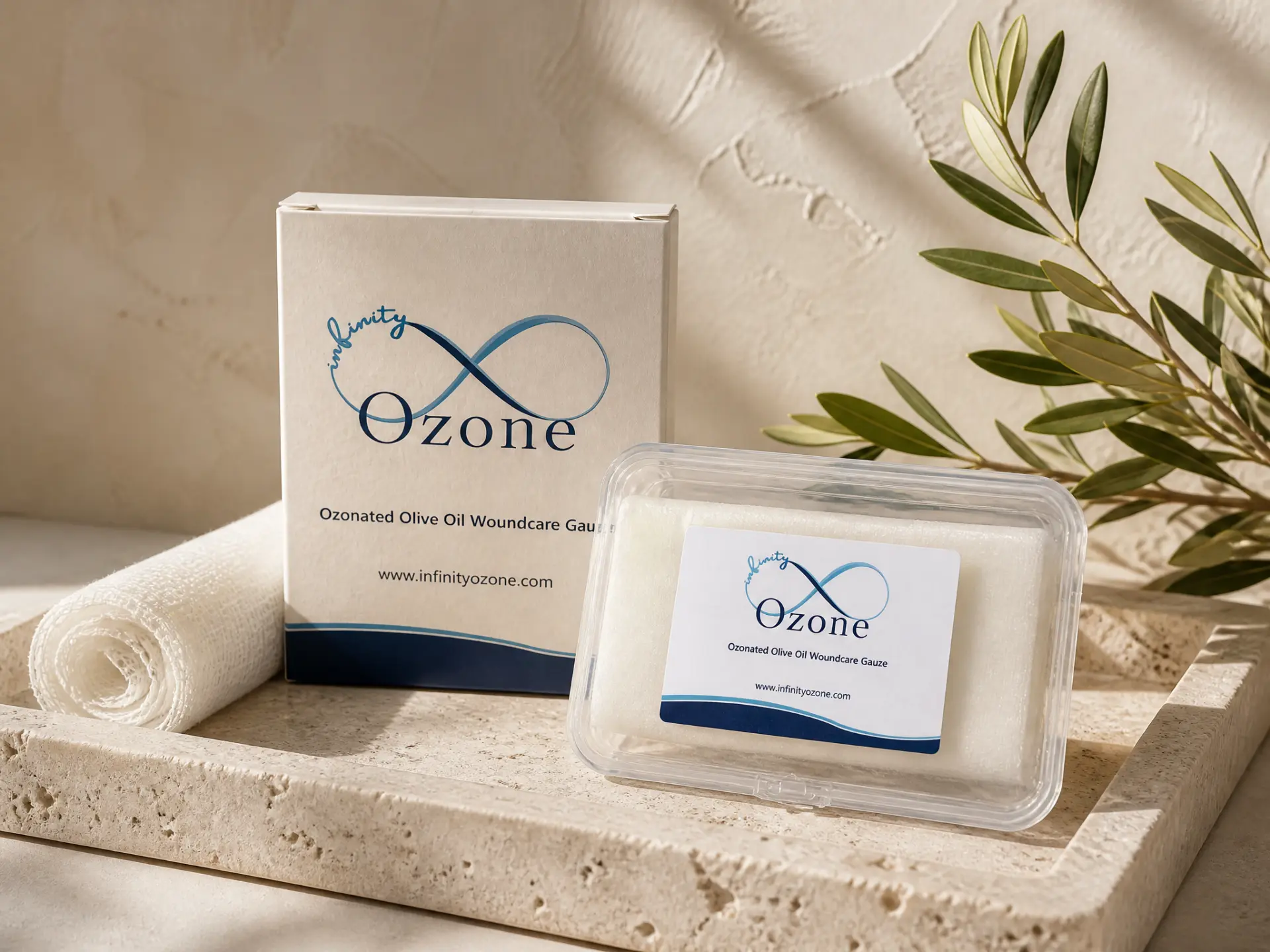 Ozonated Olive Oil Woundcare Gauze